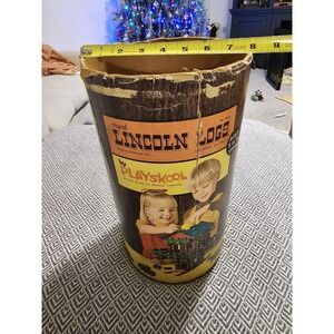 Vintage 1969 Lincoln Logs Number 893- 199 Pieces